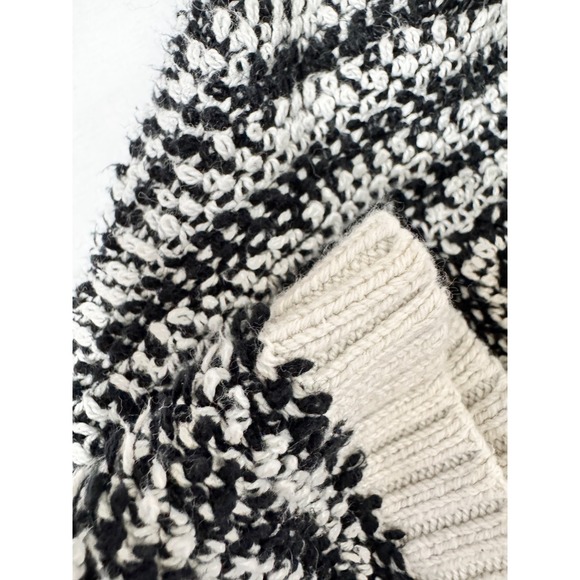 Volcom Broken Letters Hooded Sweater Black White Large Hoodie Sweatshirt - Picture 14 of 14